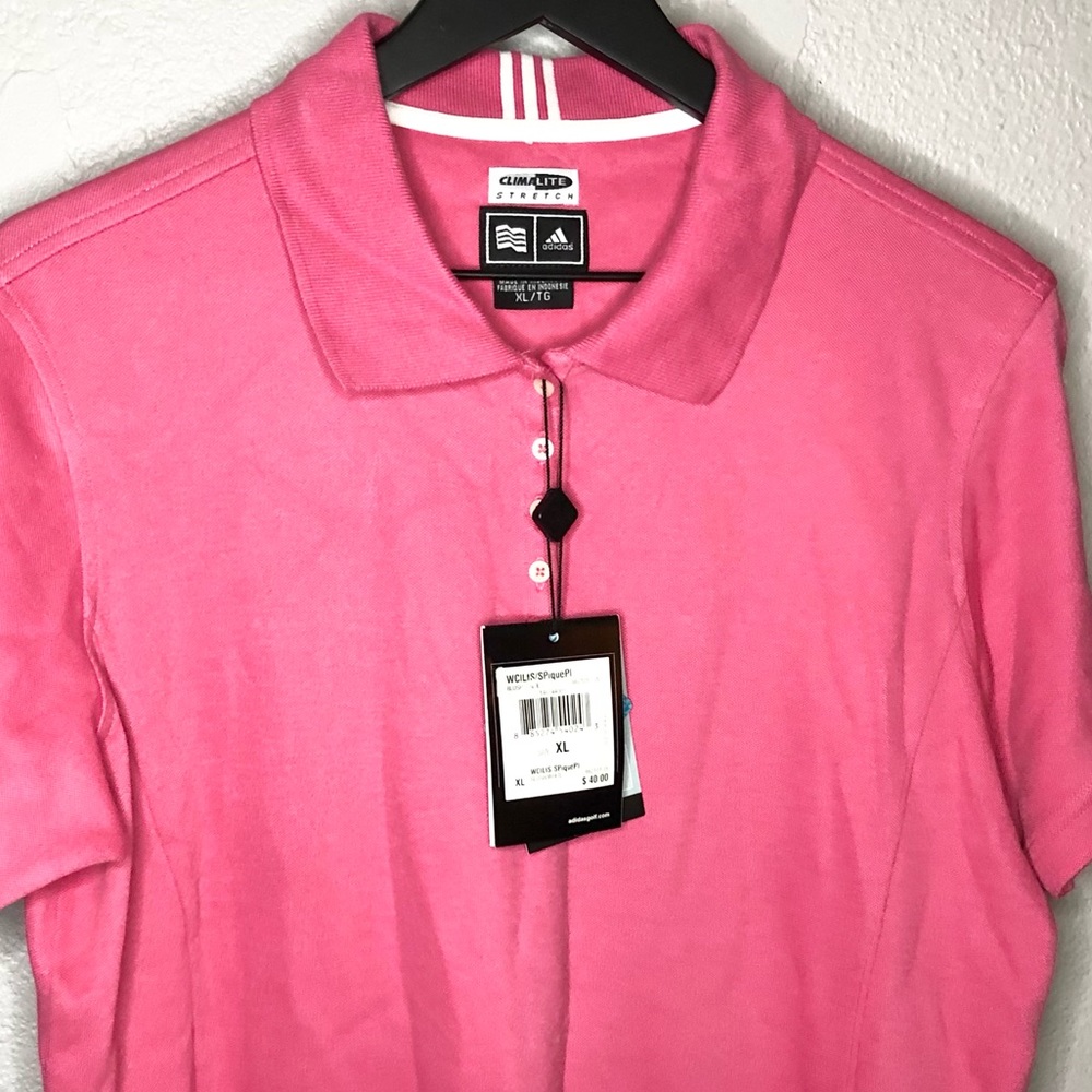 adidas climalite stretch women’s polo shirt XL